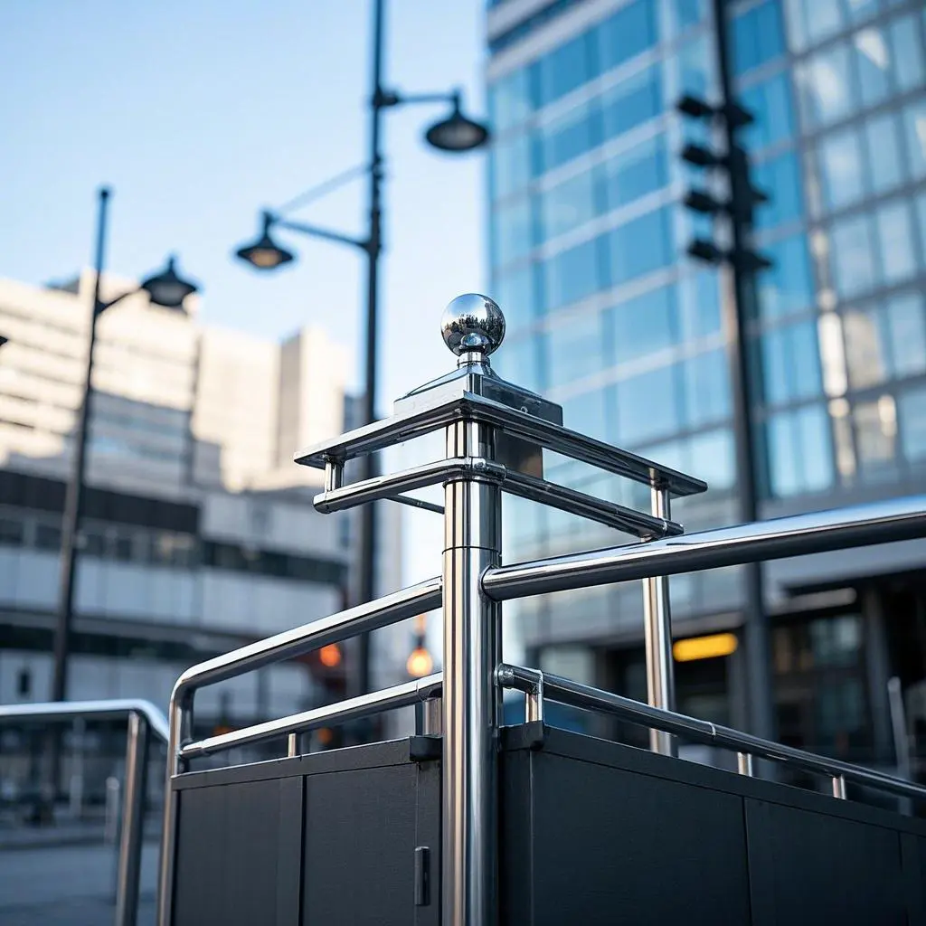 Infrastruktur rör i rostfritt stål